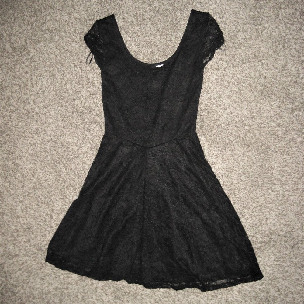 Silky Floral Lace Dress